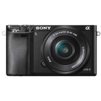 sony alpha a6000 digital camera with 16 50mm power zoom lens black