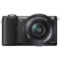 Sony Alpha A5000 Digital Camera with 16-50mm Power Zoom Lens - Black