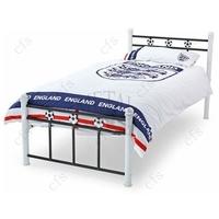 Soccer Black 3ft Single Bed