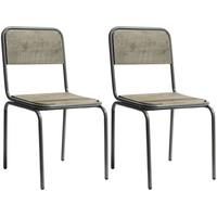 soho grey chair pair