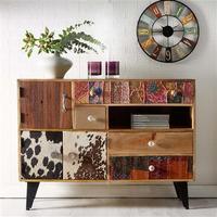 Soiro 3 Door 4 Drawer Sideboard, Natural