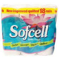 Sofcell Toilet Rolls (Pack of 18)