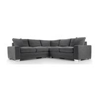 soho five seater corner sofabed in grey