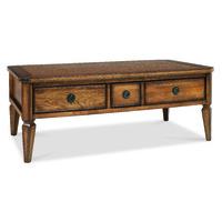 sophia oak coffee table