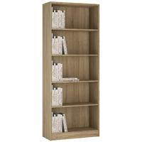 Sonama Oak Tall Wide Bookcase