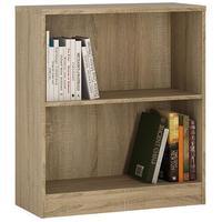 Sonama Oak Low Wide Bookcase