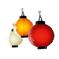 Solar Powered Chinese Lanterns, 3 + 3 FREE