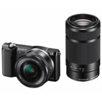 Sony Alpha 5000 Kit 16-50mm + 55-210mm Black (ILCE5000YB)