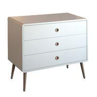 soft line 3 drawer wide chest