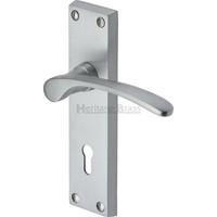 Sophia Lever Lock (Set of 2) Finish: Satin Chrome