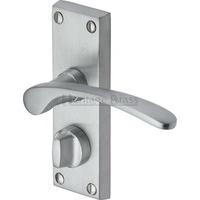 Sophia Privacy Door Handle (Set of 2) Finish: Satin Chrome