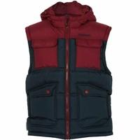 sonneti mens columbus hooded bodywarmer gilet navy