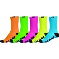 Socks Men Globe Fluro 5Pk Crew Socks