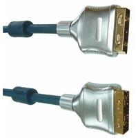 Soundlab Gold Plated Scart Plug to Scart Plug, 5m