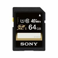 Sony 64GB SDXC Secure Digital Flash Memory Card - PERFORMANCE Series Class 10 UHS-1 (Read 40MB/s) - SF64U