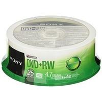 Sony 4.7 GB DVD-RW Spindle (Pack of 25)