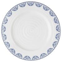 Sophie Conran Betty Bistro Plate, Blue/White, Set of 2