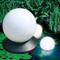 Solar light ball, warm white