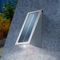 Solar wall spotlight stainless steel with LED