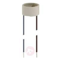 Socket for HV halogen lamp, base GU10