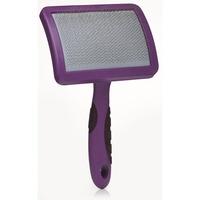 Soft Protection Salon Slicker Brush Large Purple