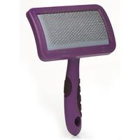 Soft Protection Salon Slicker Brush Medium Purple