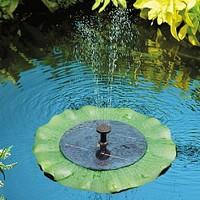 Solar Lily Pad Fountain