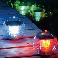 Solar Power Changing Color LED Floating Light Ball Lake Pond Pool Lamp (CIS-57230)