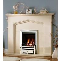 Southampton Marfil Marble Fireplace, From Fireside