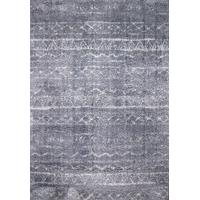 Soft Fluffy Grey Microfibre Moroccan Living Room Rug - Maya 160x230cm