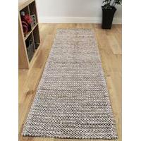 sochi silver hand woven wool cotton rug