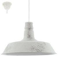 somerton 1 limed white steel pendant light