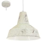 Somerton Limed White Steel Pendant