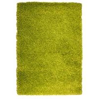 soft green shaggy rug vancouver 60x110