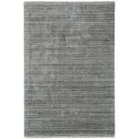 Soka Charcoal Hand Woven Wool & Viscose Rug