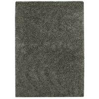 soft charcoal black shaggy rug 4cm shaggy 160x220