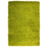 Soft Green Shaggy Rug - Vancouver 80x150