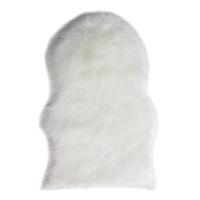 Soft Fluffy Faux Fur Cream Sheepskin 60x90