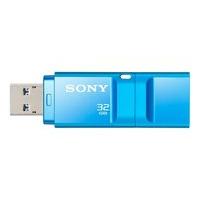 sony micro vault 32gb x series usb flash drive blue