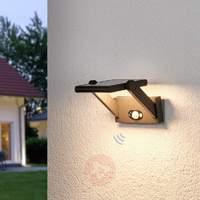 Solar-powered LED outdoor wall light Valerian