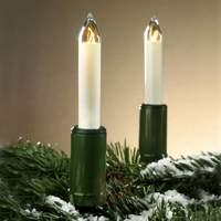 solid candle string lights 30 bulbs 