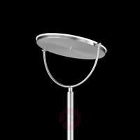 Sole LED Uplighter Floor Lamp Nickel Dimmable