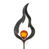 solar ground spike light melilla flame with led