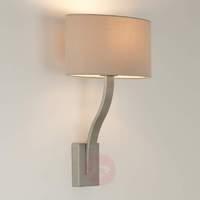 sofia wall light attractively shaped matte nickel