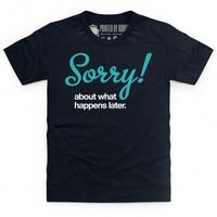 sorry kids t shirt