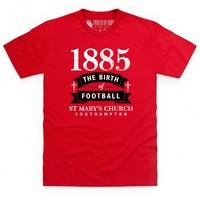southampton birth of football t shirt