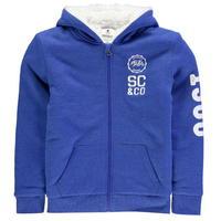 soulcal lined junior zip up hoodie