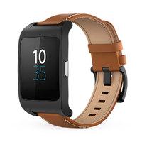 Sony Unisex Smartwatch 3 - Brown Leather