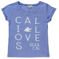 SoulCal Love Cali T Shirt Junior Girls