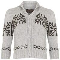 soul glory light grey mix side pocket knitted cardigan size 7 8 years  ...